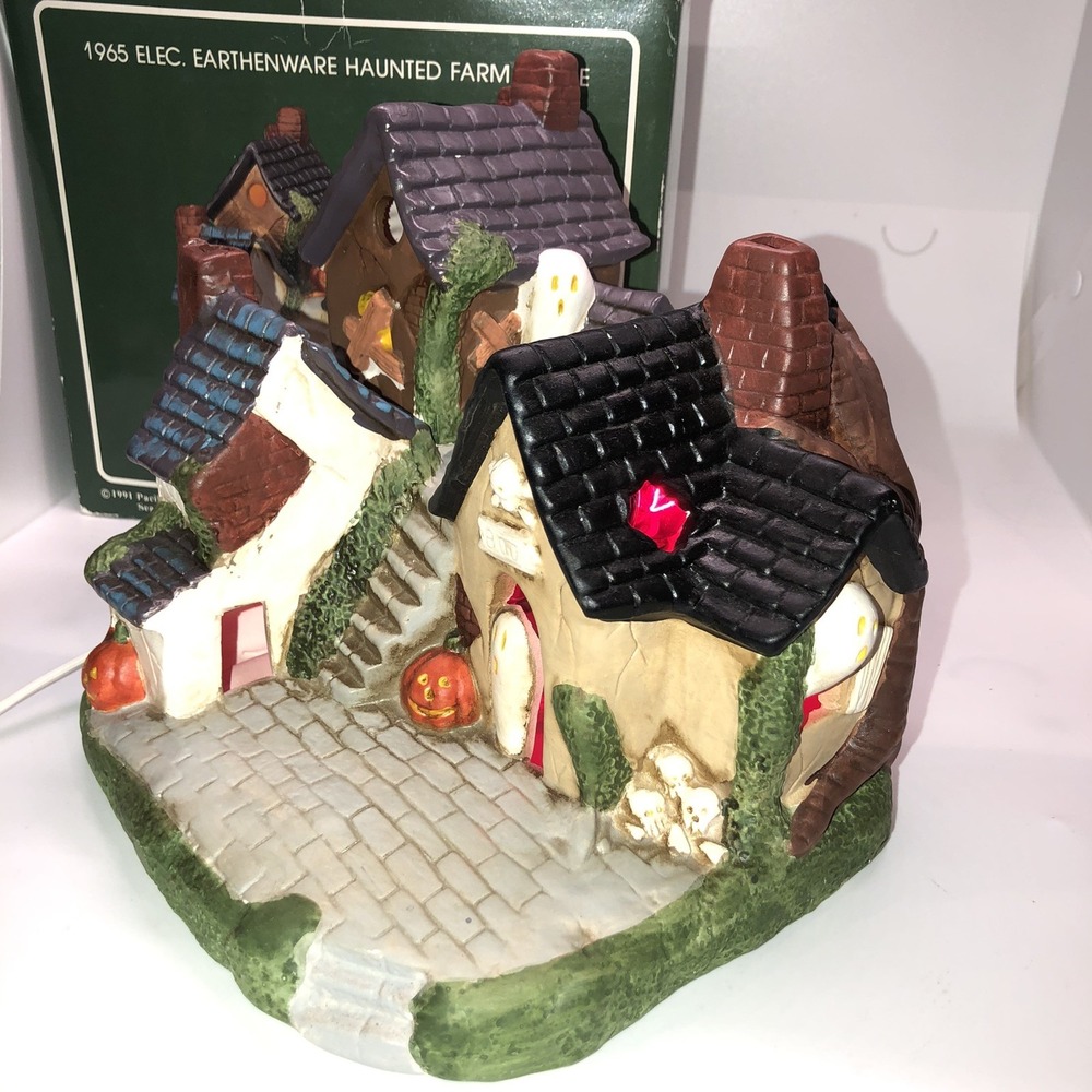 Vintage Pacific Rim Halloween 1965 Haunted Farm House Electric Lights - Picture 8 of 15